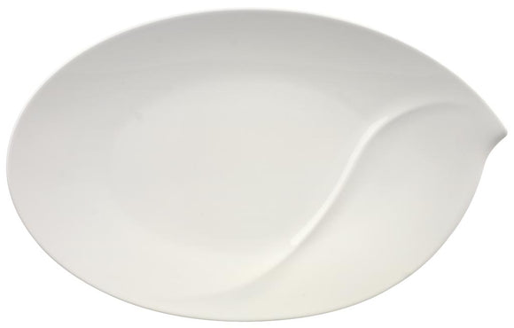 Flow Oval Platter, 18 1/2 in