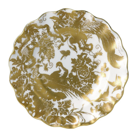 AVES GOLD - FLUTED DESSERT PLATE (22cm)