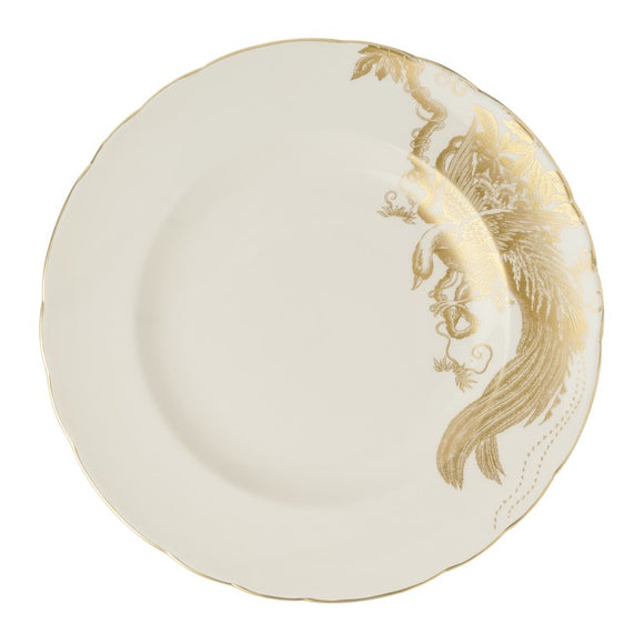 AVES GOLD MOTIF - PLATE (8.5IN/21.65CM)