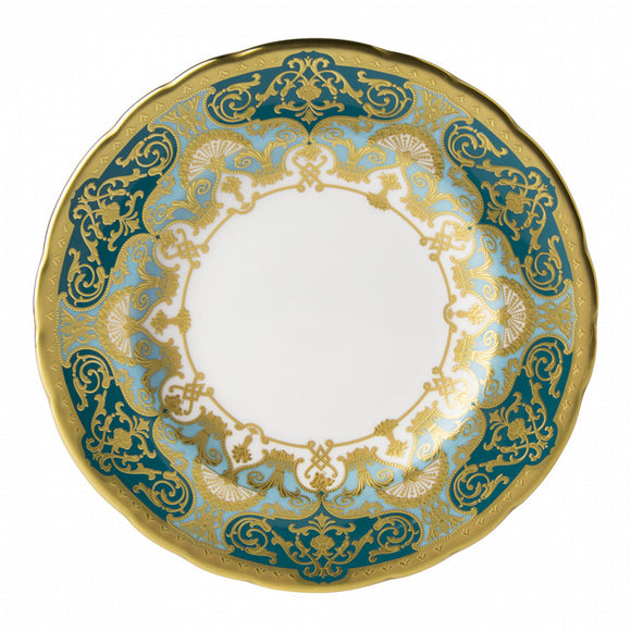 HERITAGE FOREST GREEN & TURQUOISE - PLATE (16cm ) BREAD