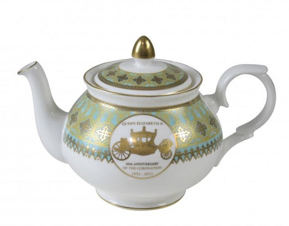 60th Anniversary Coronation Teapot - Golden Coach