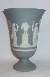 Silver Jasper Vase