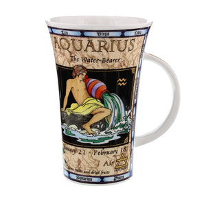 Dunoon Zodiacs Aquarius Glencoe Shape Mug