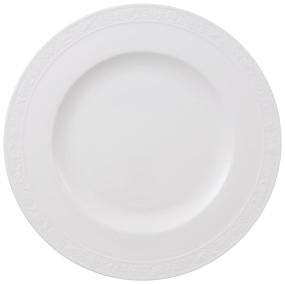 White Pearl Dinner Plate, 10 1/2 in