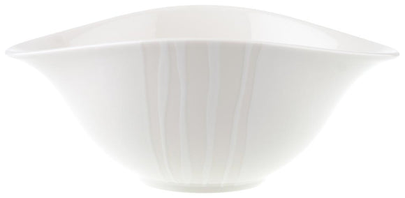 Dune Lines Oval Salad Bowl, 11 3/4 in