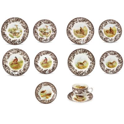 Spode Woodland 20 piece set with Bread and Butter Plate