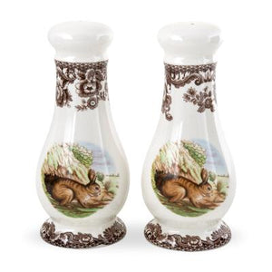 Spode Woodland Salt and Pepper Shakers 6.5"