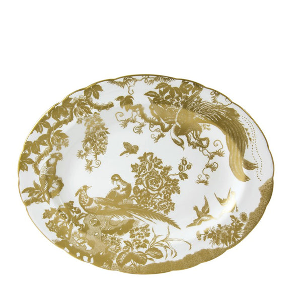 AVES GOLD - OVAL DISH LARGE (38cm) Platter