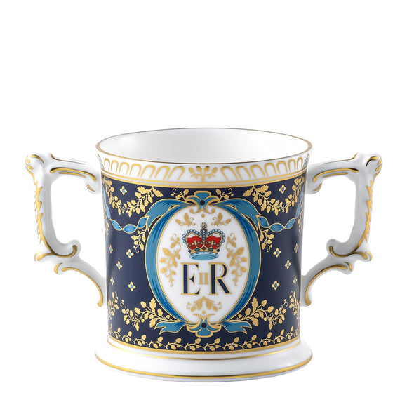 Royal Crown Derby Queen Elizabeth II - 95th Birthday Loving Mug