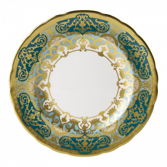 HERITAGE FOREST GREEN & TURQUOISE - PLATE (21.65cm ) SALAD
