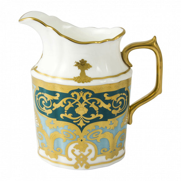 HERITAGE FOREST GREEN & TURQUOISE - CREAM JUG (27cl )