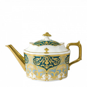 HERITAGE FOREST GREEN & TURQUOISE - TEAPOT (120cl )