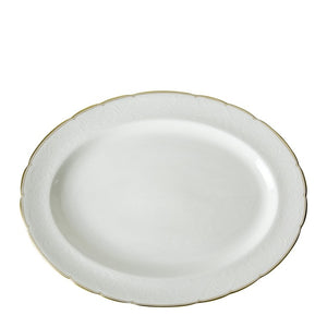 DARLEY ABBEY PURE GOLD - OVAL DISH LARGE (38cm)