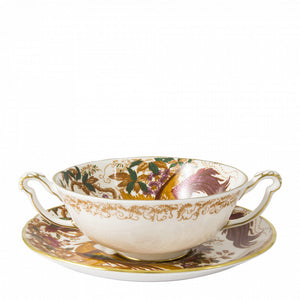 OLDE AVESBURY - CREAM SOUP CUP & SAUCER