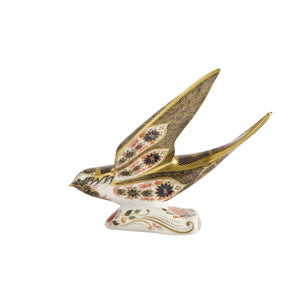 OLD IMARI SOLID GOLD BAND - SWALLOW