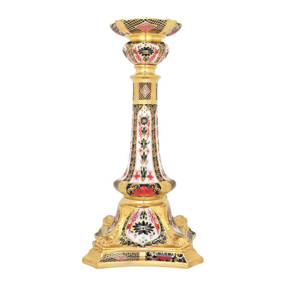 OLD IMARI SOLID GOLD BAND - CANDLESTICK LARGE