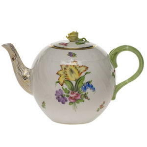 Teapot with Rose Knob - BT