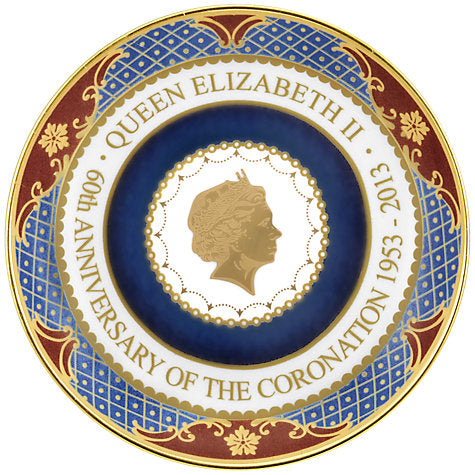 Royal Worcester 60th Ann. Coronation Coaster