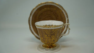 Royal Albert Cup and Saucer Buckingham Series Tope and Gold