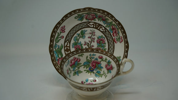 Aynsley Indian Tree Pattern Cup & Saucer