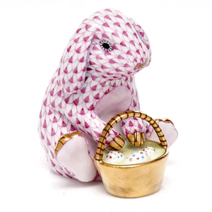 Herend Eggstravagant Bunny ‚Äì Fishnet Colors Pink