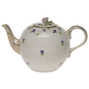 Teapot with Rose Knob