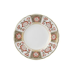 Derby Panel Red Bread & Butter Plate