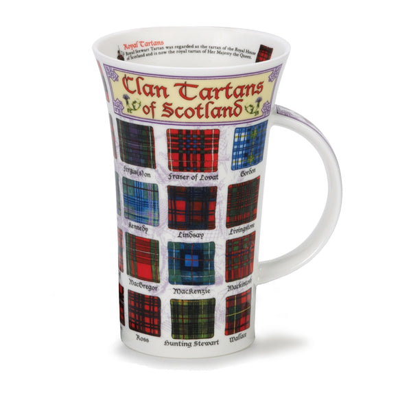 Dunoon Clan Tartans Glencoe shape Mug