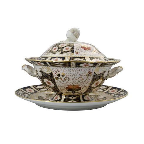 Traditional Imari Soup Tureen & Stand