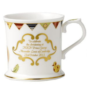 Royal Crown Derby Christening Mug
