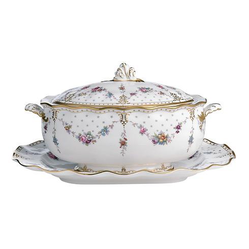 Royal Antoinette Soup Tureen & Stand